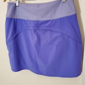 Zero restriction tennis skirt